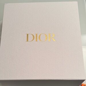 Dior Luxurious White Box with Gold Logo